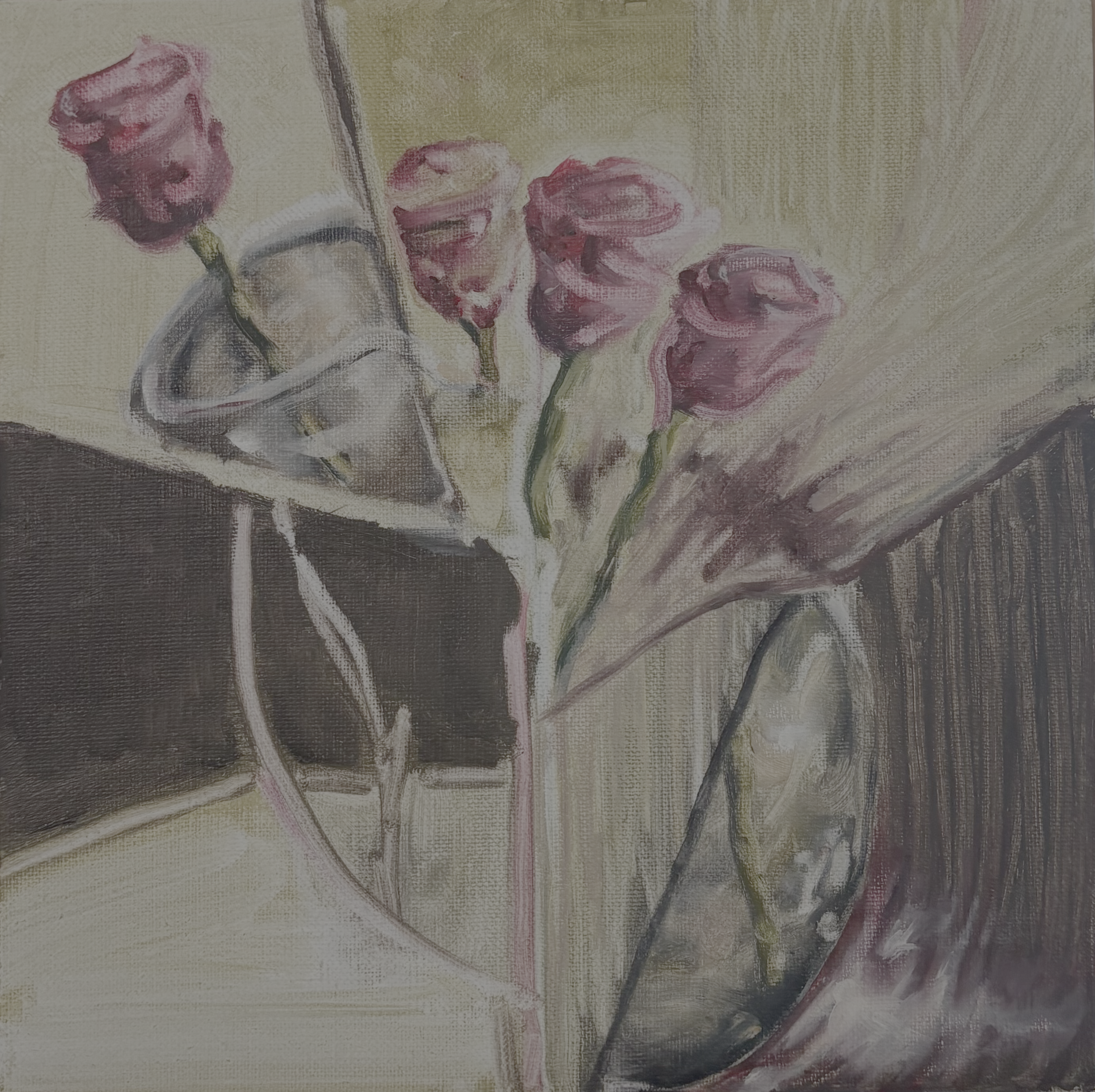 Roses With Vase